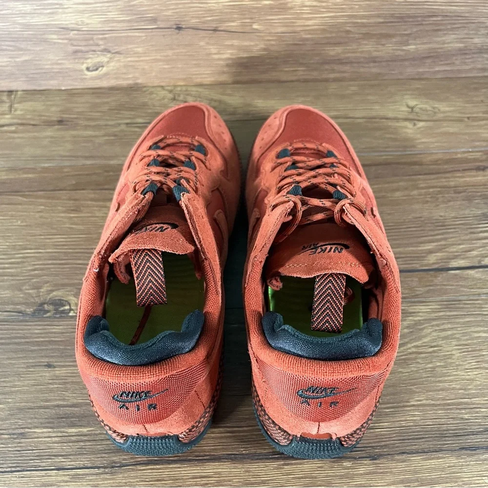 Nike Air Force 1 Wild Low ‘Rugged Orange’ Women’s Size 9.5 Sneakers Shoes - Picture 5 of 11